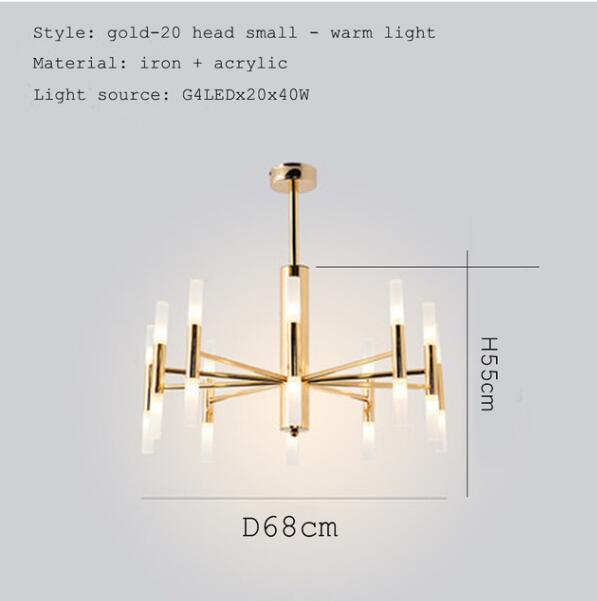 Modern Design Art Deco Chandelier