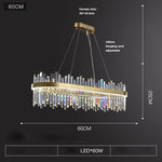 Crystal LED Dimmable Chandelier