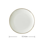 White Porcelain Dinner Dishes and Plates