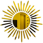 Mirrors Sun Flower Aesthetic DIY Wall Stickers