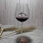 Built-in Shark Wine Glass