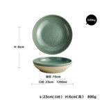 Mint Color Ceramic Dinner Plate