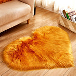 Heart Shape Fluffy Mat