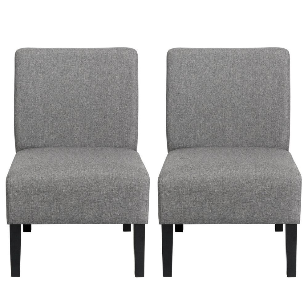 Set of 2 Armless Accent Chair