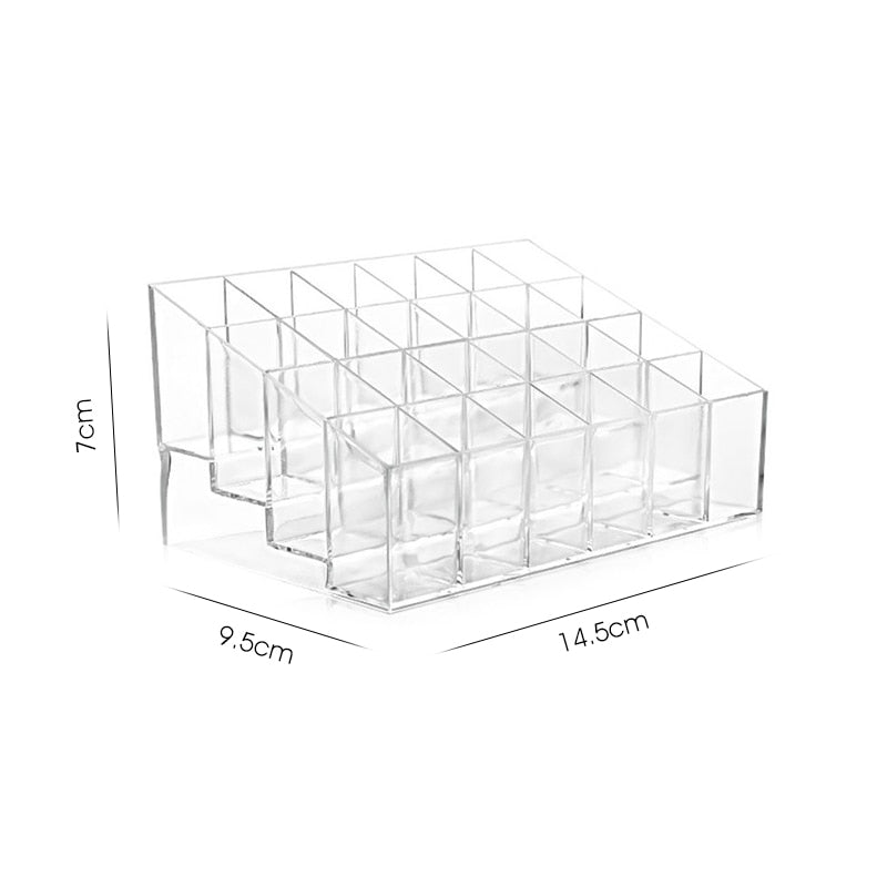 24 Grid Acrylic Make Up Organiser