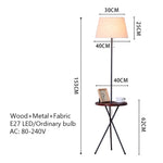 Stylish LED Modern Floor Lamp with Table