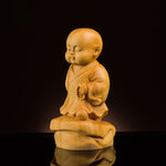 Wood Buddha Sculpture