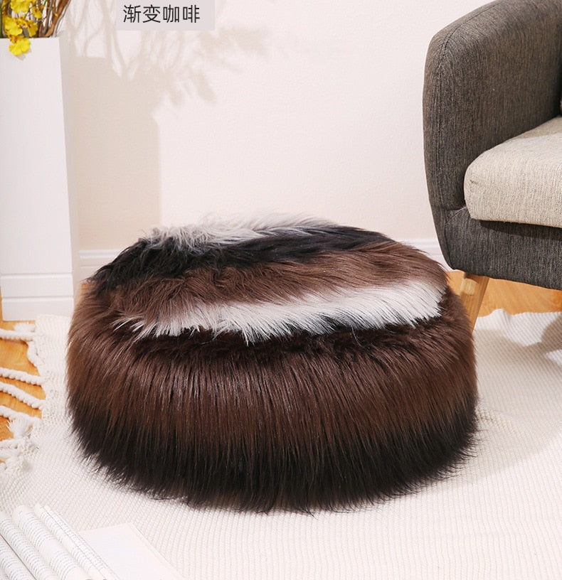 Inflatable Portable Round Footstool