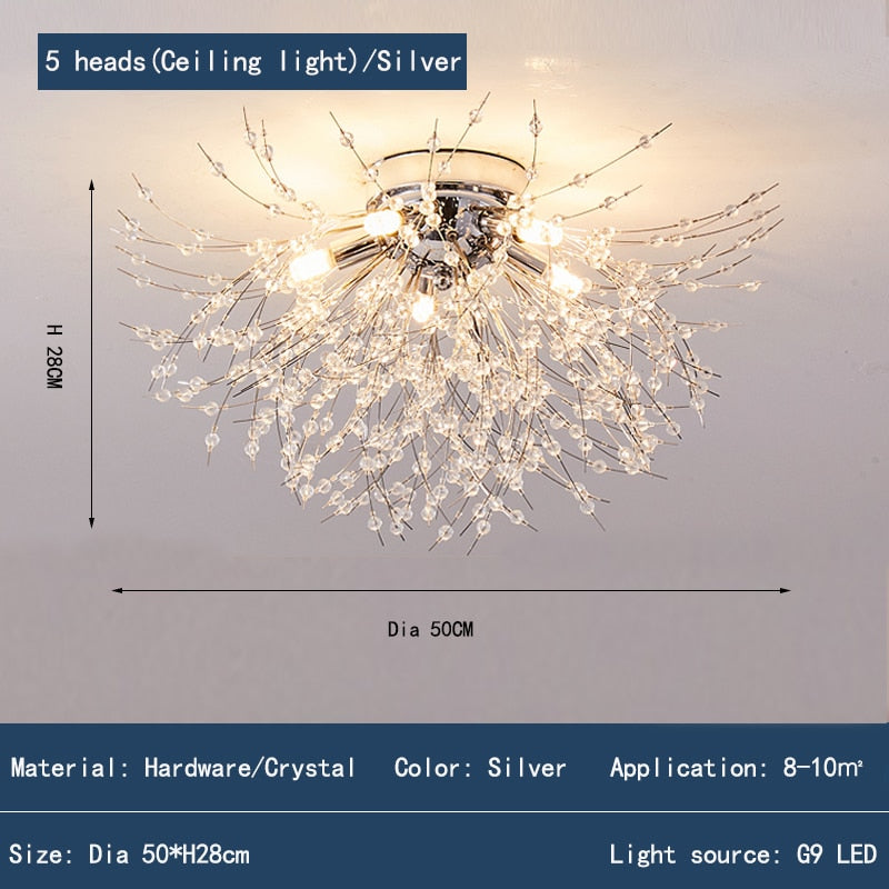 Modern Crystal Led Ceiling Chandelier