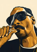 Hip Hop Snoop Dogg Singer Star Poster