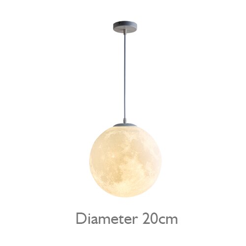 LED Moon Pendant Light