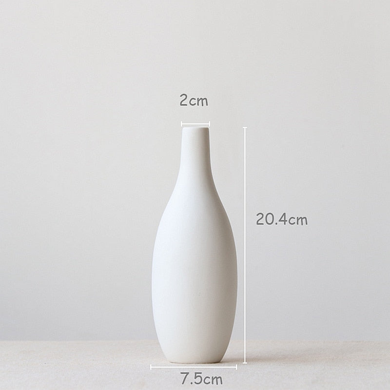 White Ceramic Vase