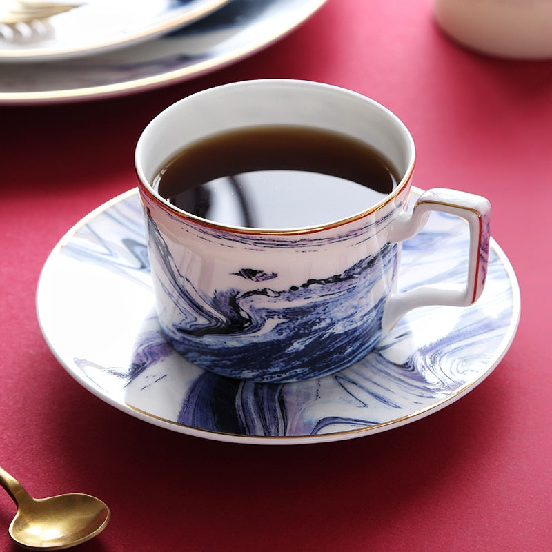 Ceramic Gold Inlay Dinner Plate