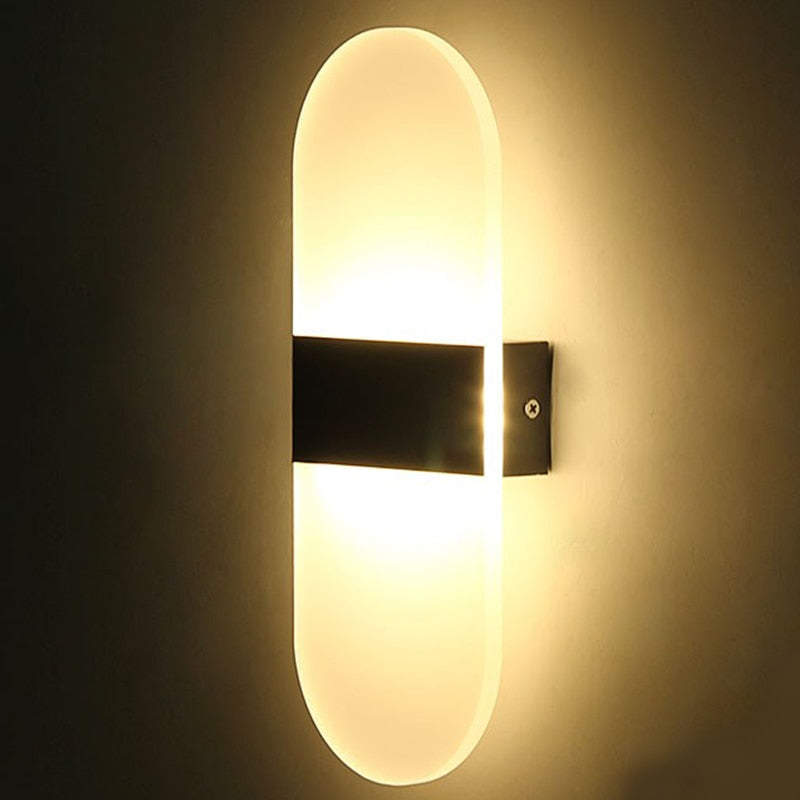 Mini 3W/6W LED Acrylic Wall Lamp