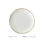 White Porcelain Dinner Dishes and Plates