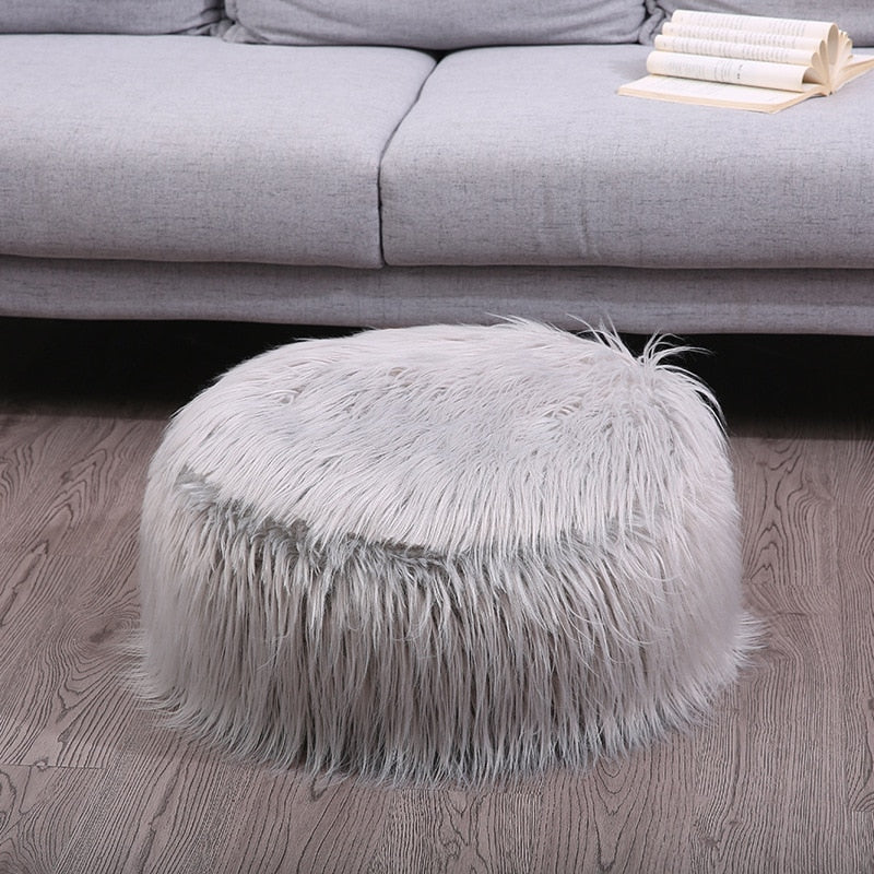 Inflatable Portable Round Footstool