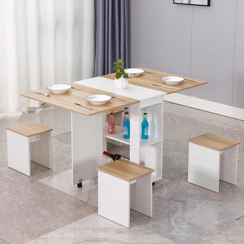 Folding Dining Table Set