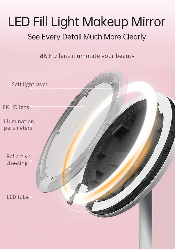 Hollywood Style LED Vanity Makeup Mirror with Light Bulb