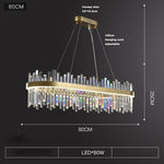 Crystal LED Dimmable Chandelier