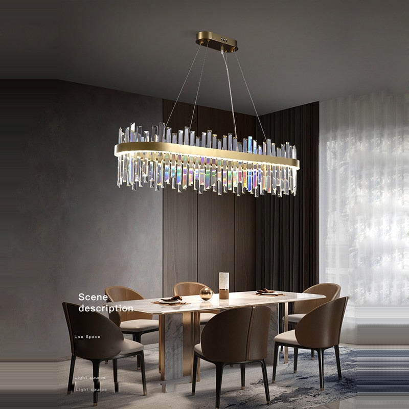 Crystal LED Dimmable Chandelier