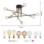 Modern LED Edison Bulbs Chandelier