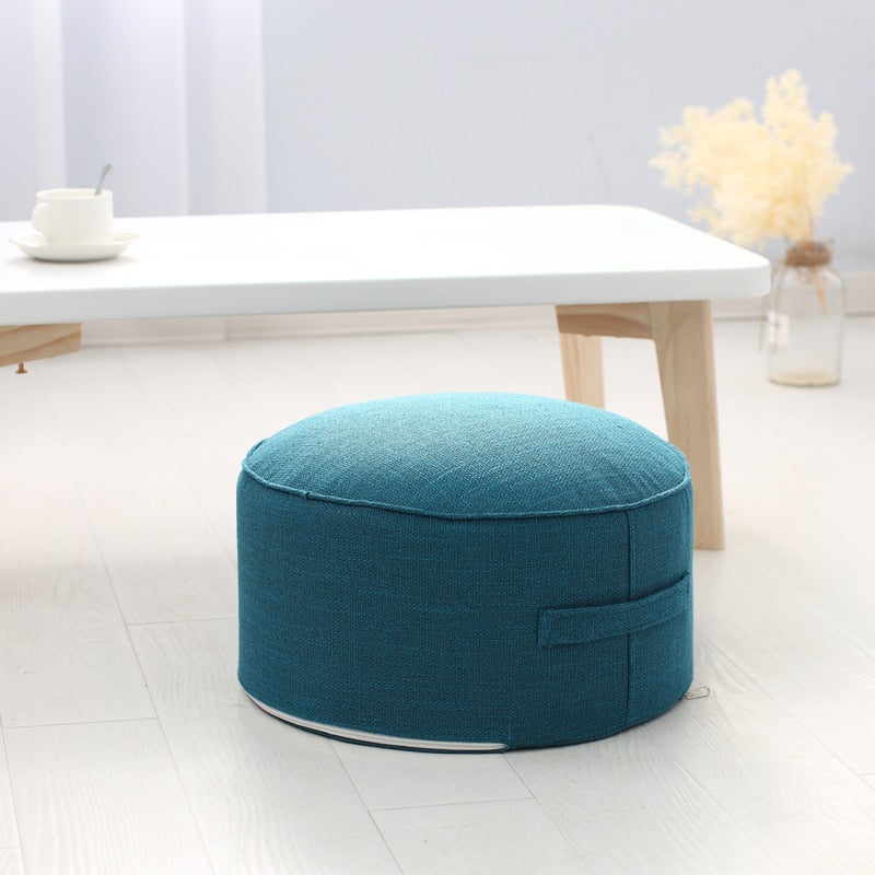 Tea Ceremony Floor Poufs With Fillings