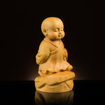 Wood Buddha Sculpture