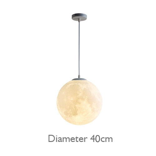 LED Moon Pendant Light