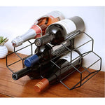 Modern Metal Honeycomb Wine Rack