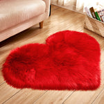 Heart Shape Fluffy Mat