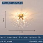 Modern Crystal Led Ceiling Chandelier