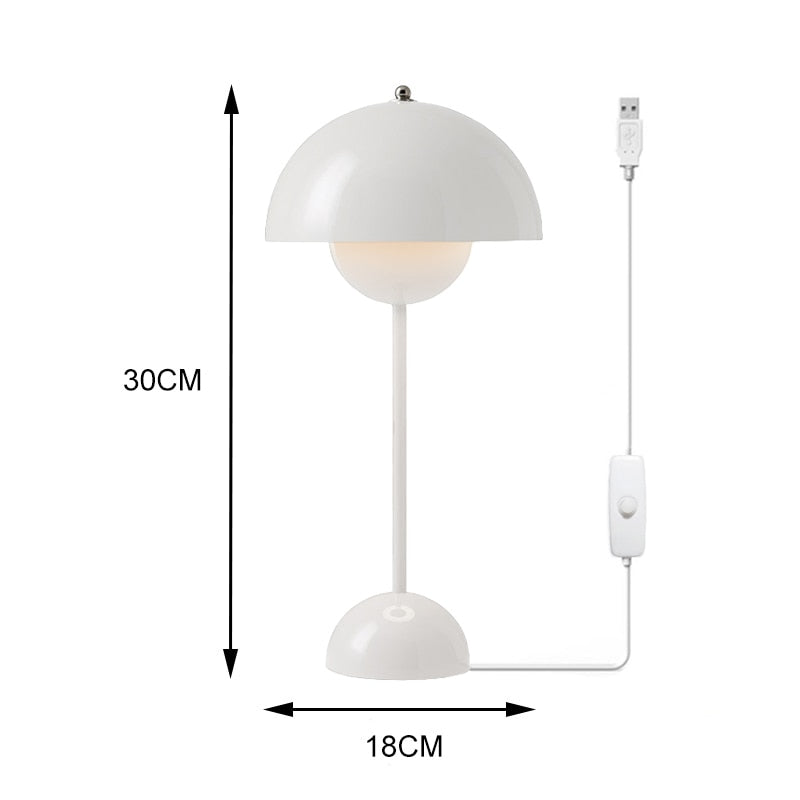 Touch Rechargeable Bud Table Lamp