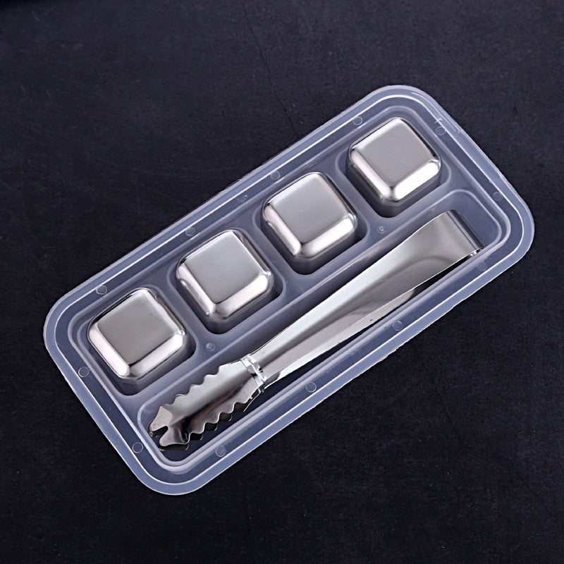 Stainless Steel Whisky Ice Cubes Stone