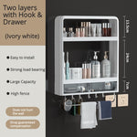 Punch-free Wall-mounted Bathroom Organizer