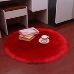 Plush Round Carpet