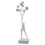 58cm Banksy Flying Balloons Girl Sculpture