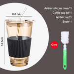 450ml Non-slip Tumbler With Straw