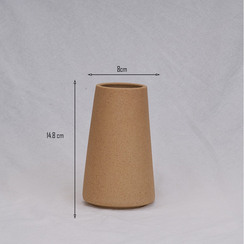 Simple Ceramic Dining Table Vase