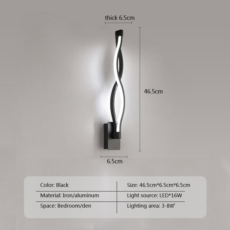 Modern Minimalist LED Wall Lamp