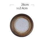 Western Style Ceramic Dish Round Plate