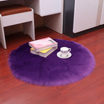 Plush Round Carpet