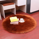 Plush Round Carpet