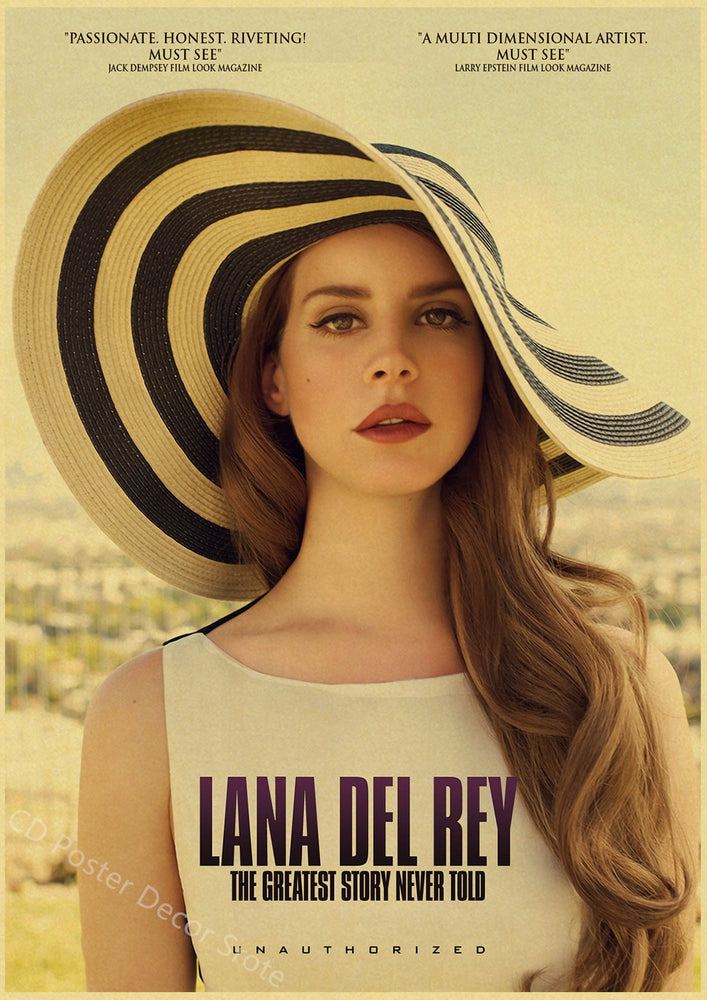 Singer Lana Del Rey Poster