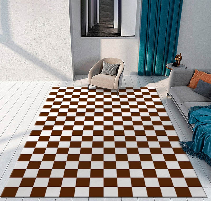 Checkerboard Pattern Carpet