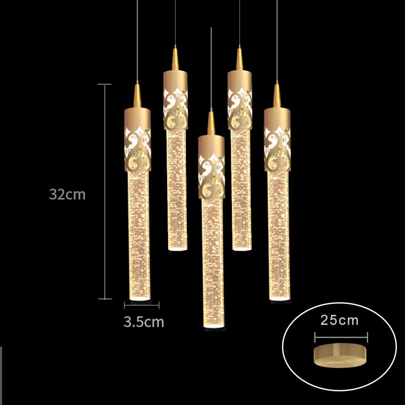 Modern Luxury Crystal Pendant Lamp