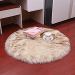 Plush Round Carpet