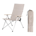 Outdoor Folding Chair Three-Speed Adjustable Long Back Chair