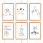 Nordic Coffee Bar Sign Wall Picture