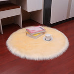 Plush Round Carpet