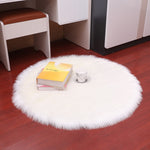 Plush Round Carpet